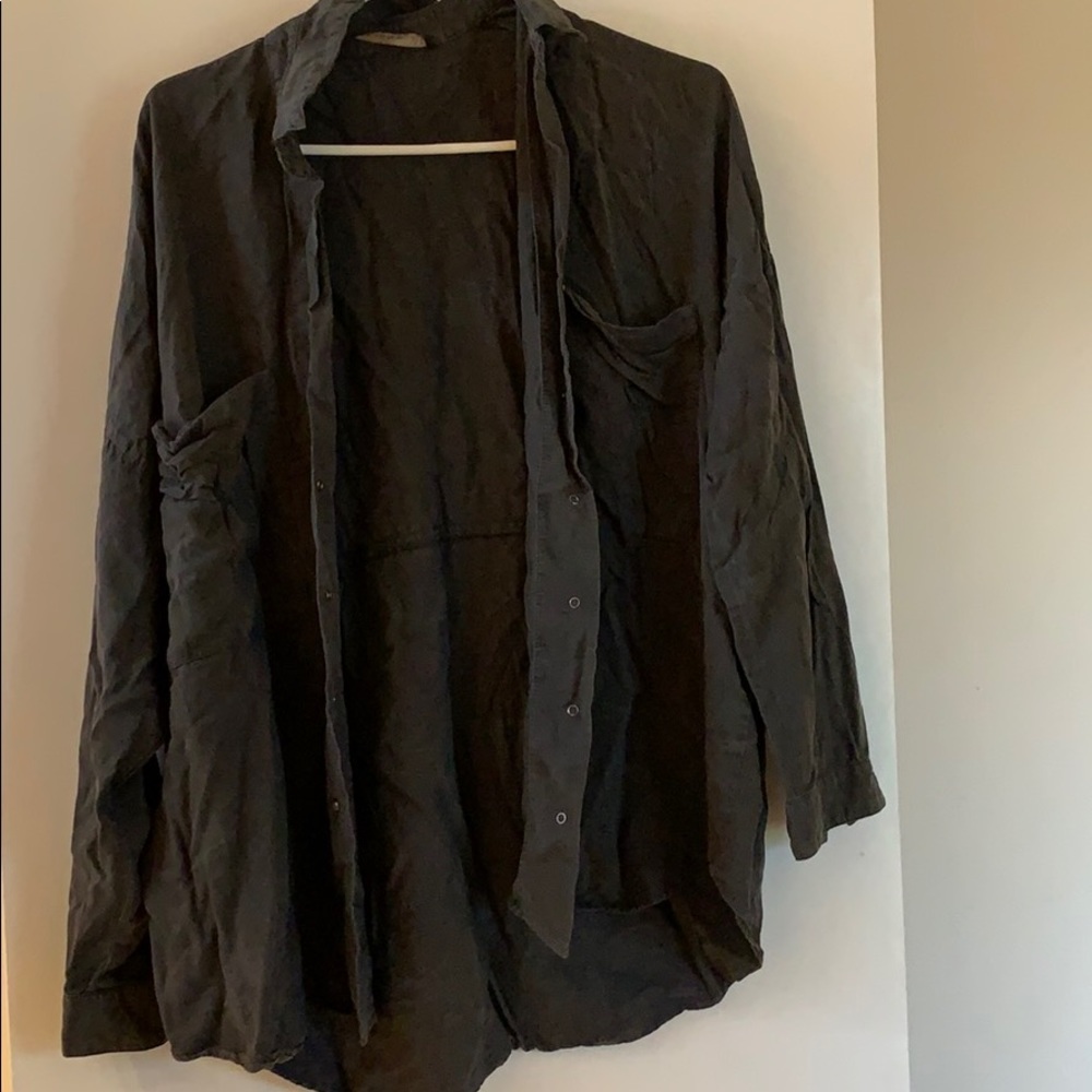 Zara Button Down Long Sleeve Shirt